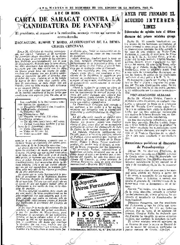 ABC MADRID 21-12-1971 página 31