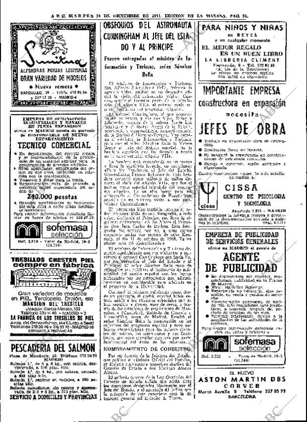 ABC MADRID 21-12-1971 página 34