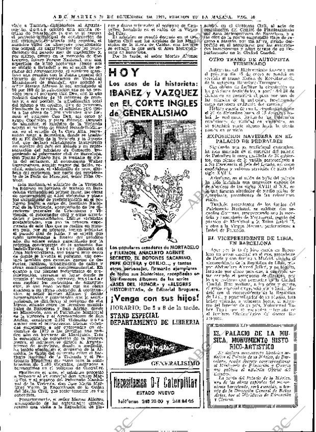 ABC MADRID 21-12-1971 página 50