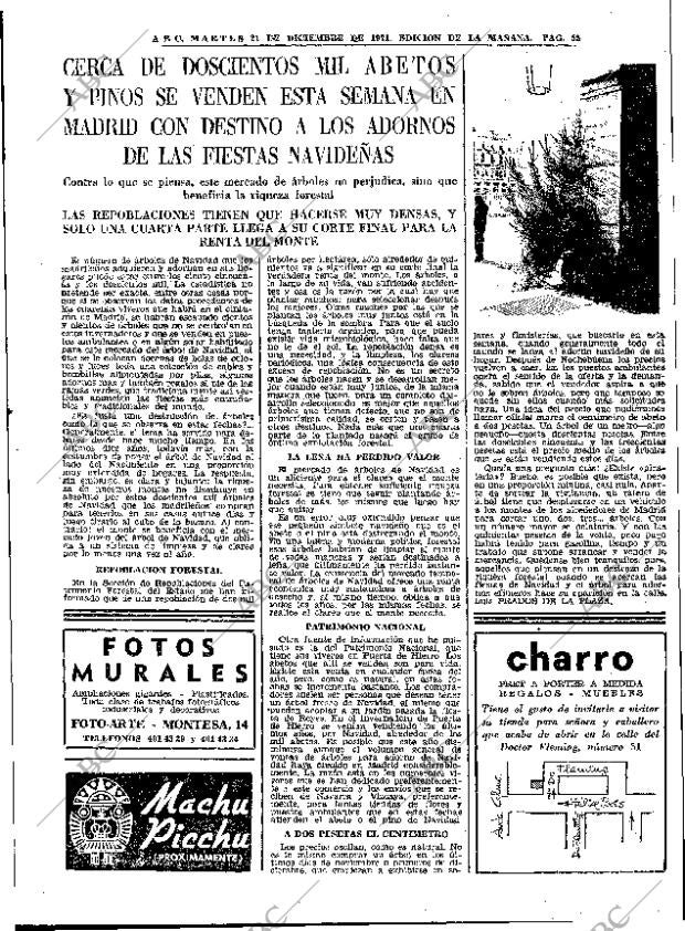 ABC MADRID 21-12-1971 página 55