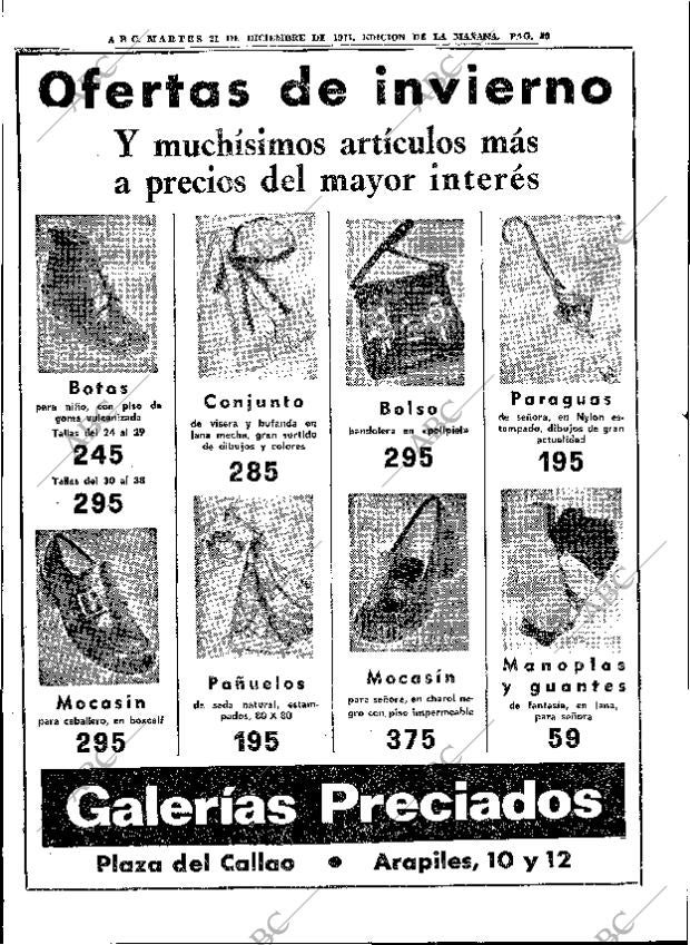 ABC MADRID 21-12-1971 página 56