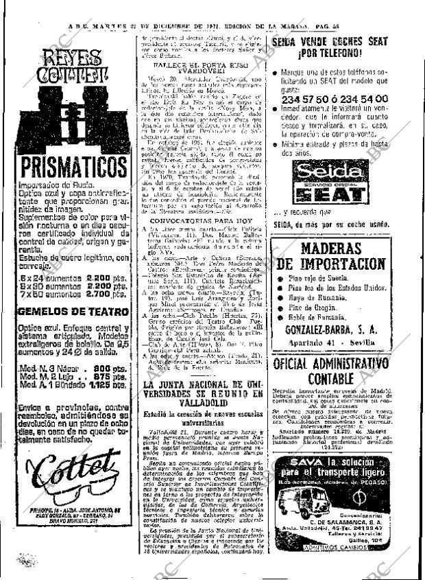 ABC MADRID 21-12-1971 página 58