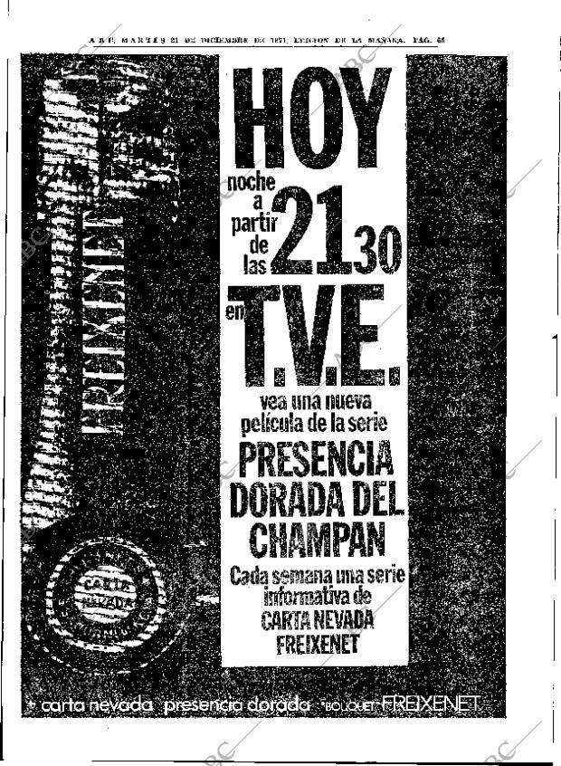 ABC MADRID 21-12-1971 página 66