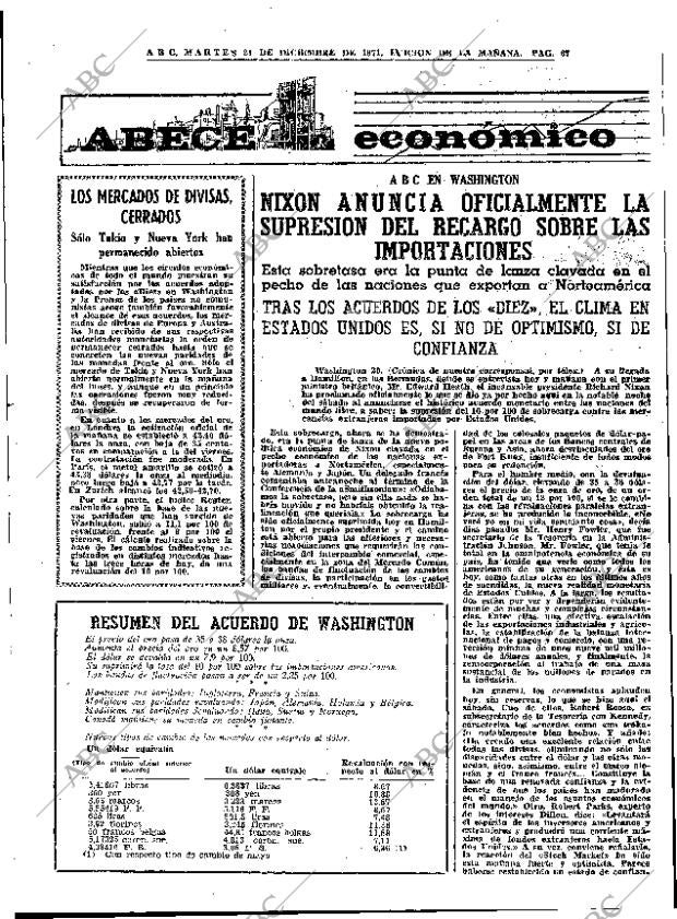 ABC MADRID 21-12-1971 página 67