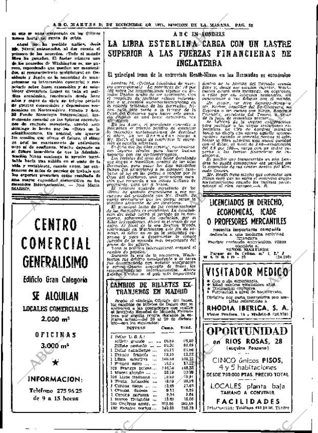 ABC MADRID 21-12-1971 página 68