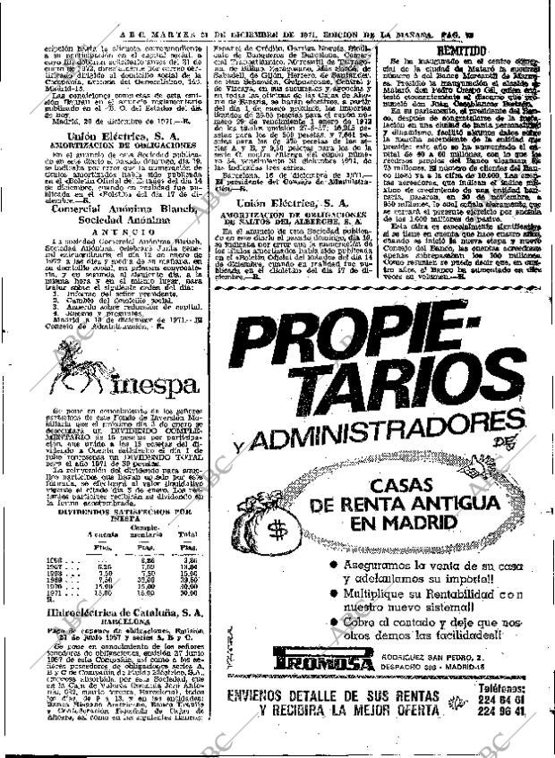 ABC MADRID 21-12-1971 página 73