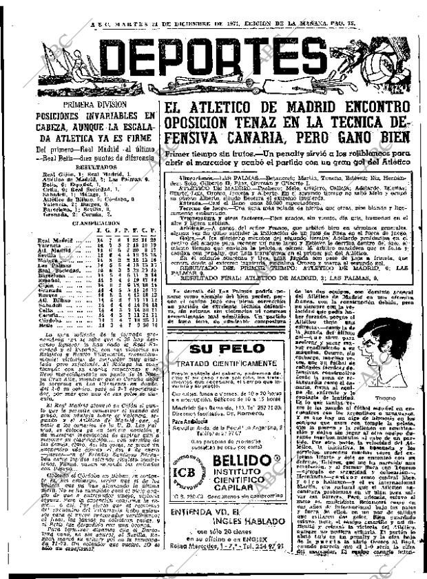 ABC MADRID 21-12-1971 página 75