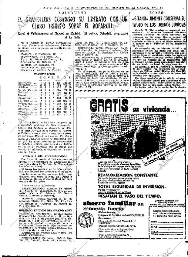 ABC MADRID 21-12-1971 página 83