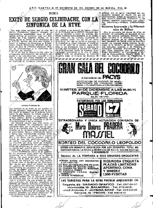 ABC MADRID 21-12-1971 página 89