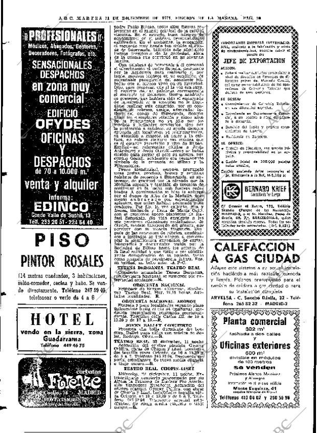 ABC MADRID 21-12-1971 página 90