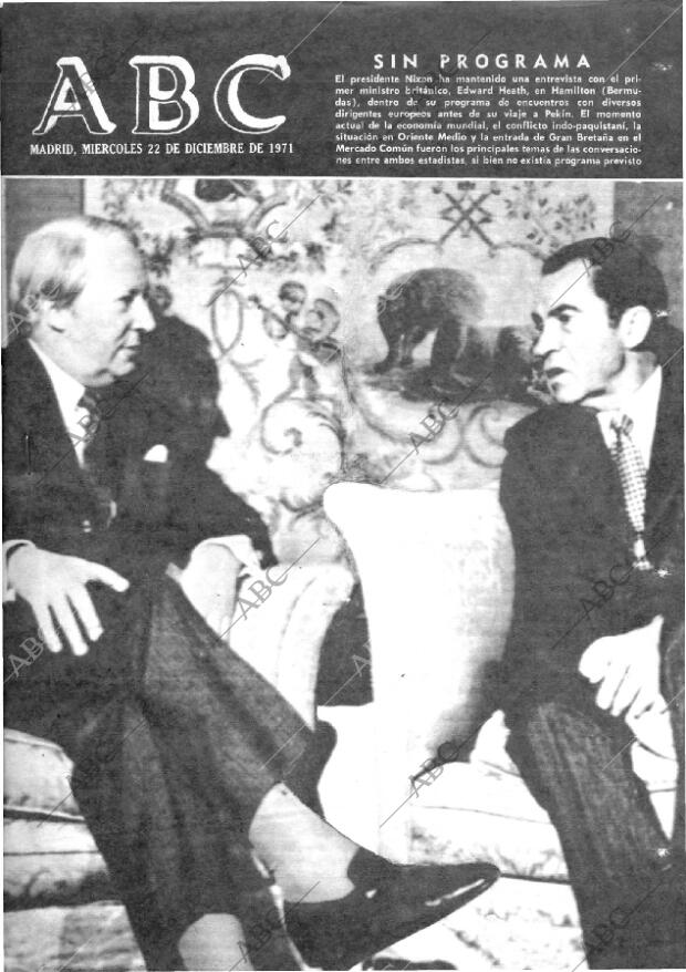 ABC MADRID 22-12-1971 página 1