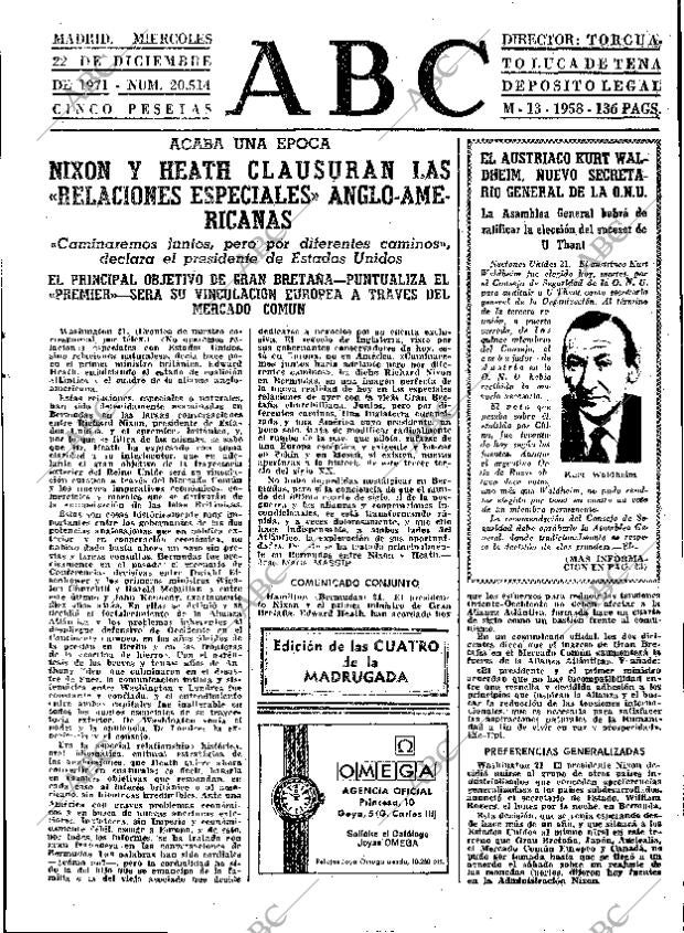 ABC MADRID 22-12-1971 página 21