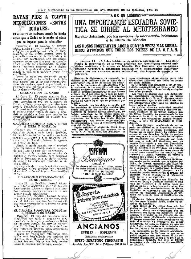 ABC MADRID 22-12-1971 página 25