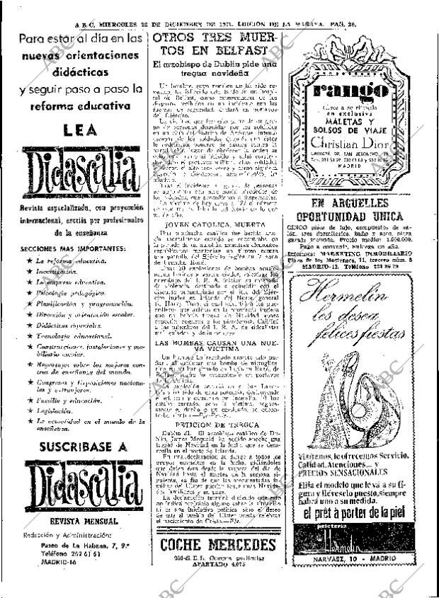 ABC MADRID 22-12-1971 página 26