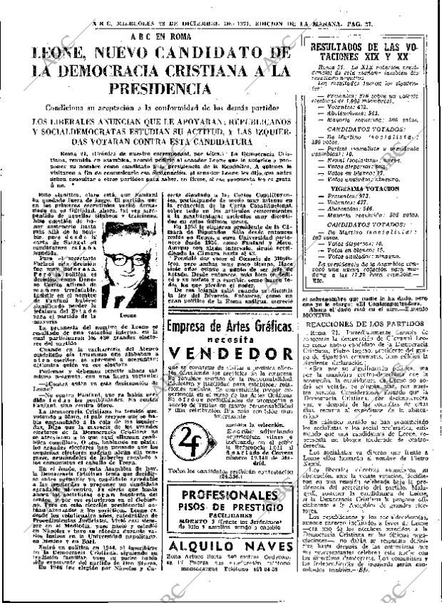 ABC MADRID 22-12-1971 página 27