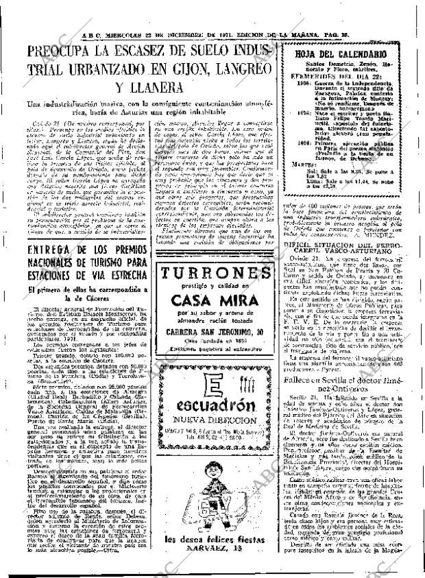 ABC MADRID 22-12-1971 página 39