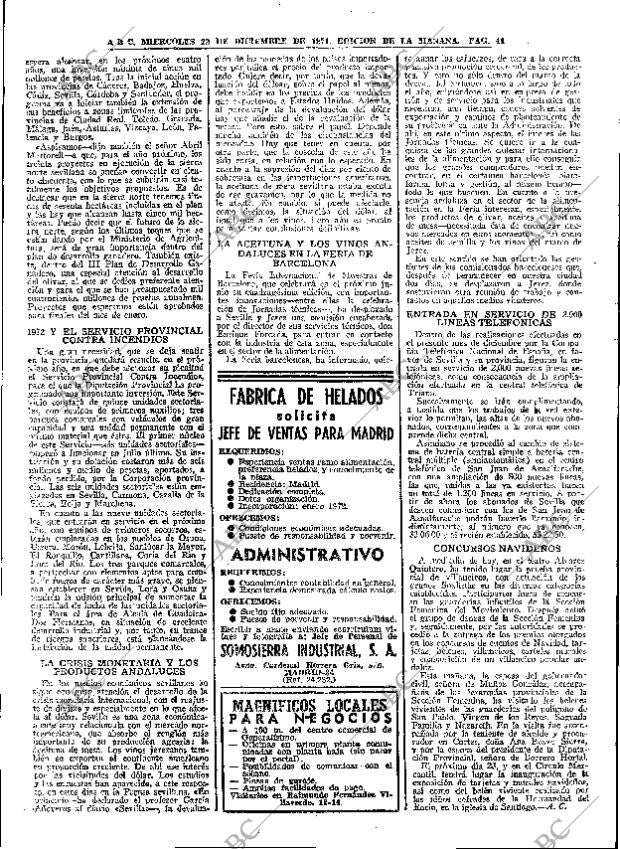 ABC MADRID 22-12-1971 página 44