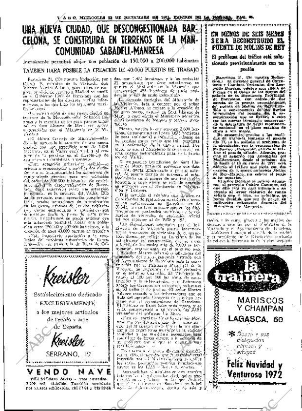 ABC MADRID 22-12-1971 página 45