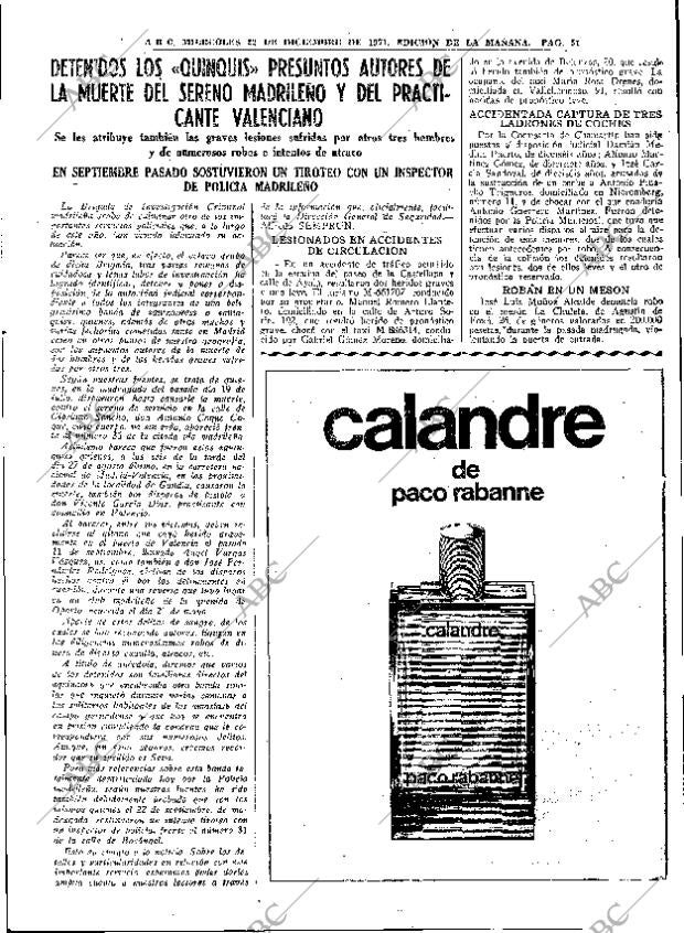 ABC MADRID 22-12-1971 página 51