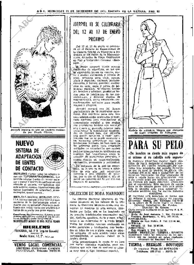 ABC MADRID 22-12-1971 página 83