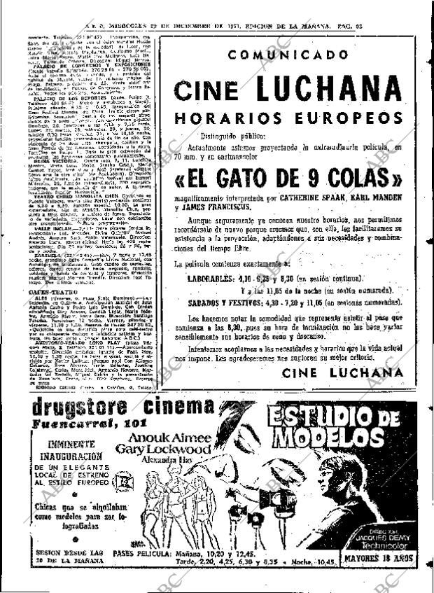 ABC MADRID 22-12-1971 página 93
