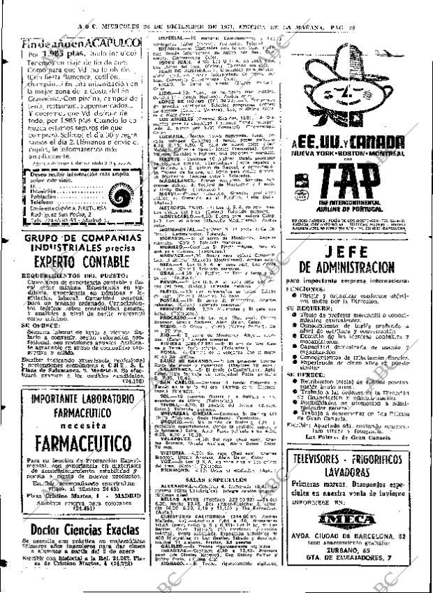ABC MADRID 22-12-1971 página 96