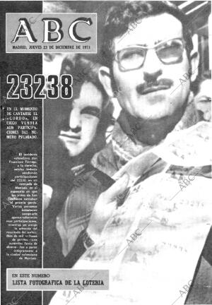 ABC MADRID 23-12-1971 página 1