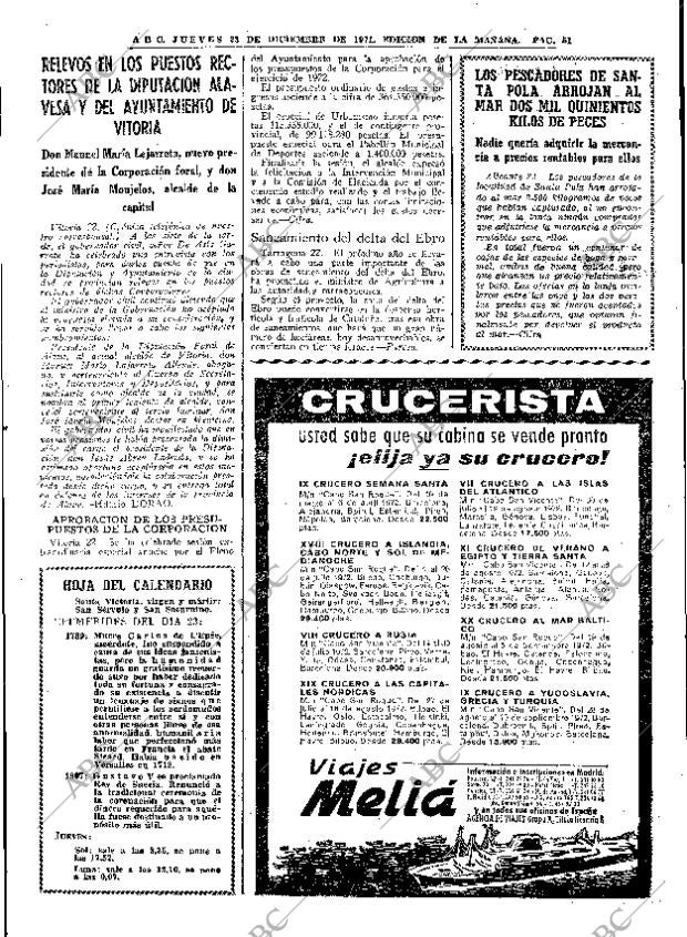 ABC MADRID 23-12-1971 página 51