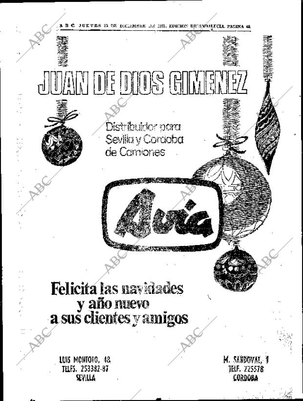 ABC SEVILLA 24-12-1971 página 40