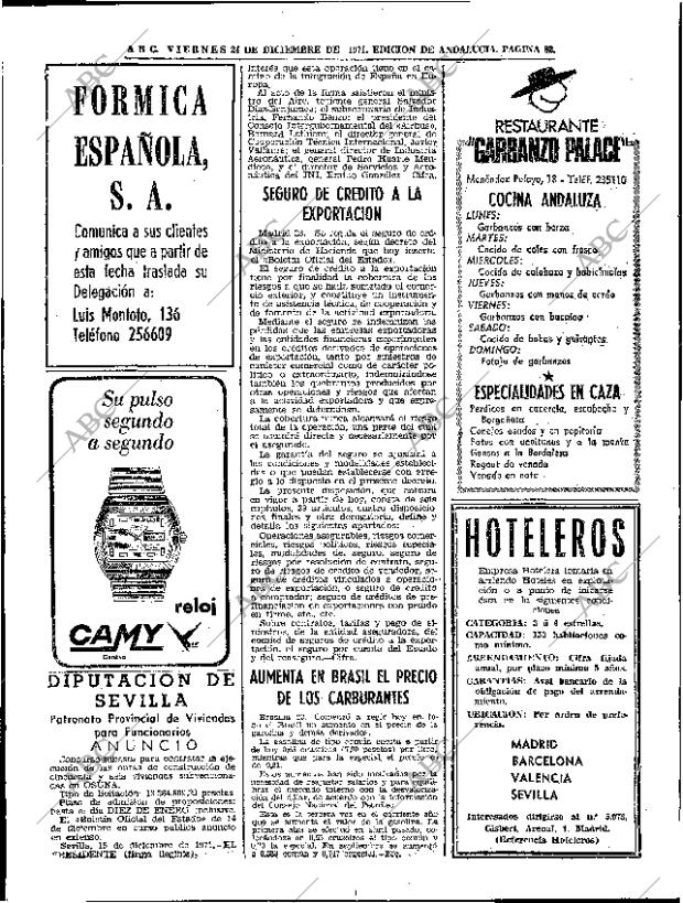 ABC SEVILLA 24-12-1971 página 82