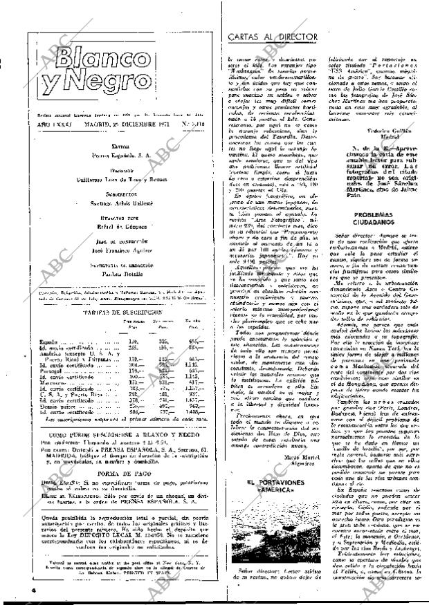 BLANCO Y NEGRO MADRID 25-12-1971 página 4