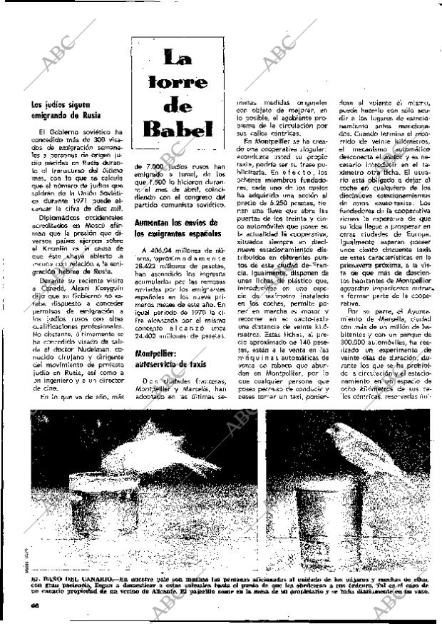 BLANCO Y NEGRO MADRID 25-12-1971 página 66