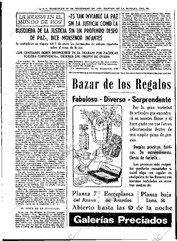 ABC MADRID 29-12-1971 página 27