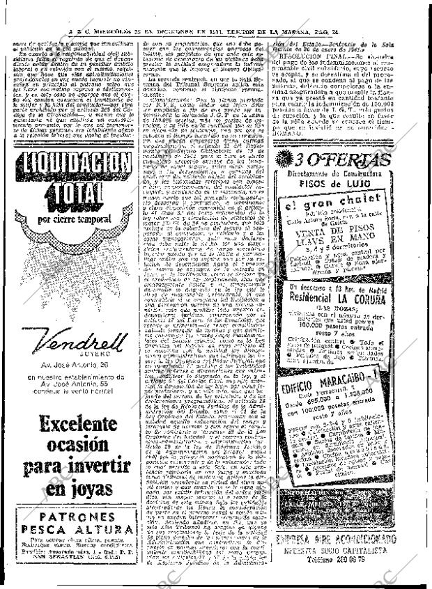 ABC MADRID 29-12-1971 página 34