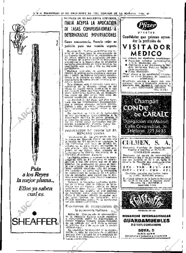 ABC MADRID 29-12-1971 página 58