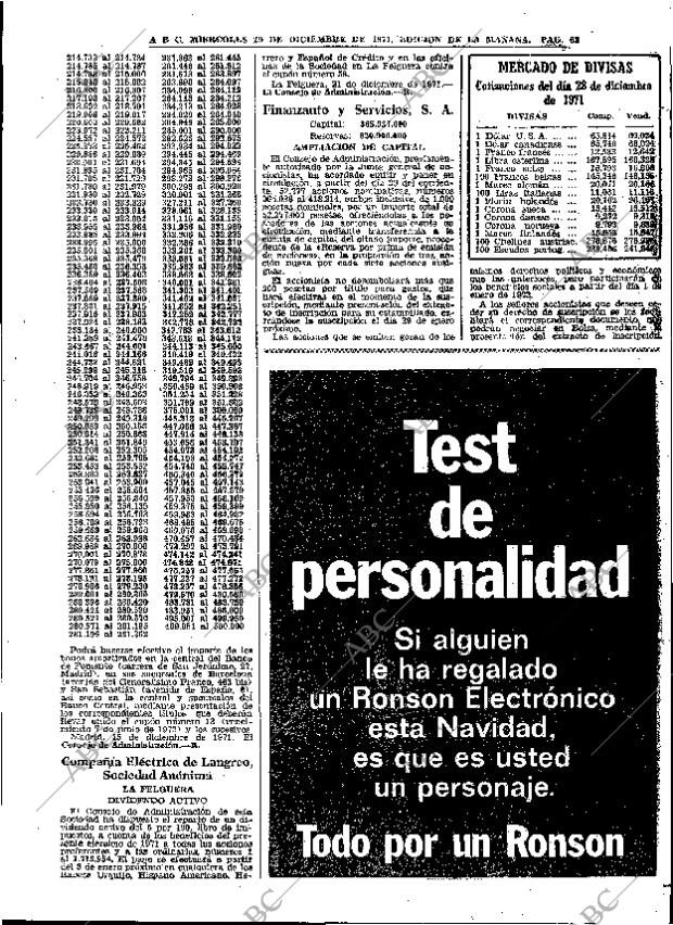 ABC MADRID 29-12-1971 página 63