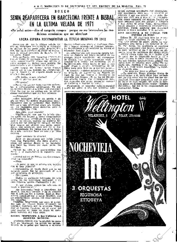 ABC MADRID 29-12-1971 página 73