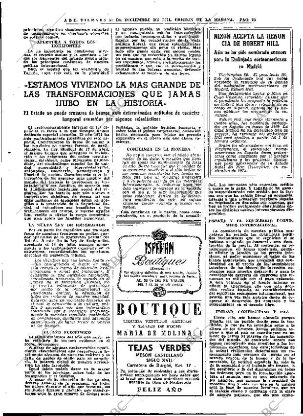 ABC MADRID 31-12-1971 página 25