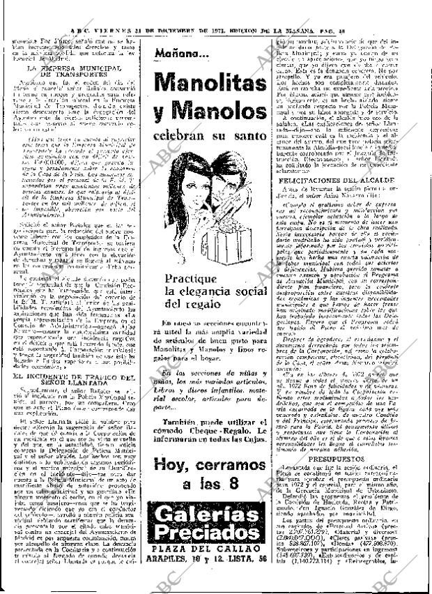 ABC MADRID 31-12-1971 página 46
