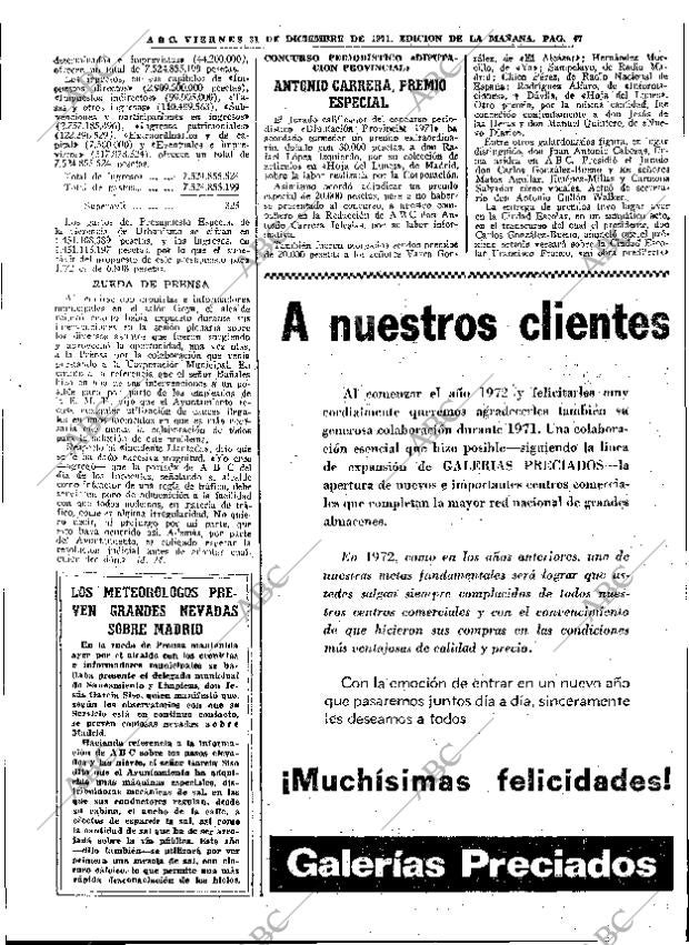ABC MADRID 31-12-1971 página 47