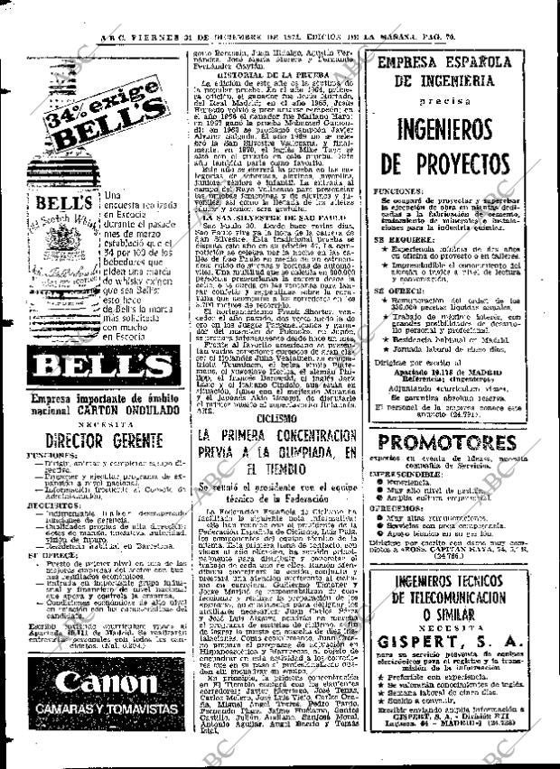 ABC MADRID 31-12-1971 página 70