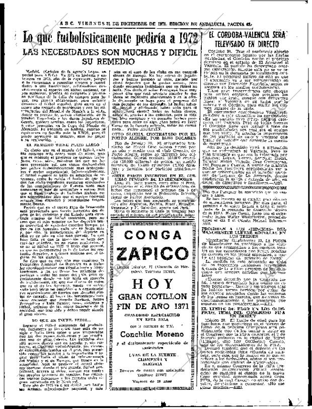 ABC SEVILLA 31-12-1971 página 63