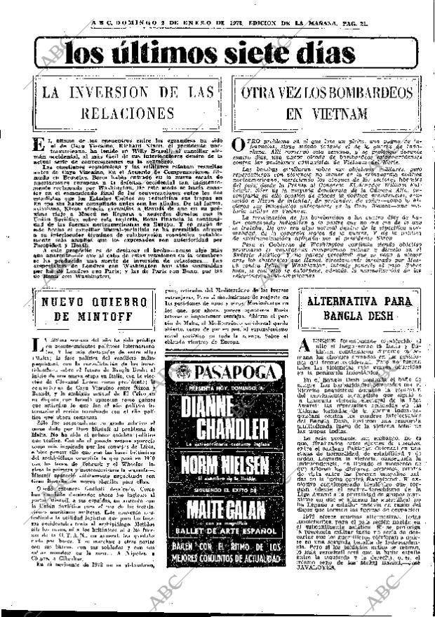 ABC MADRID 02-01-1972 página 21