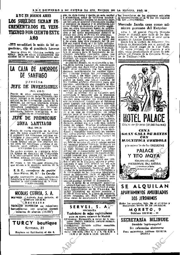 ABC MADRID 02-01-1972 página 22