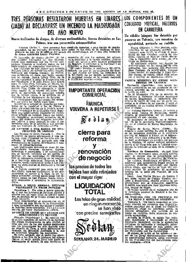 ABC MADRID 02-01-1972 página 27