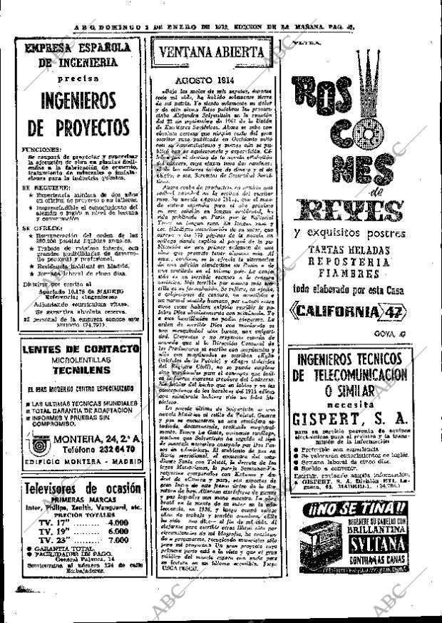 ABC MADRID 02-01-1972 página 42