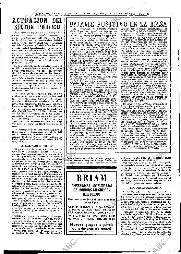 ABC MADRID 02-01-1972 página 51