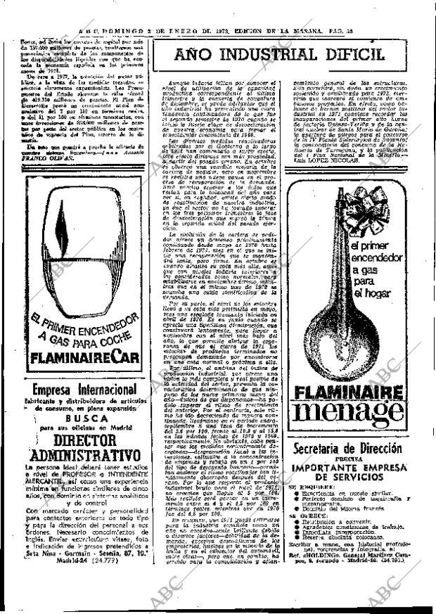 ABC MADRID 02-01-1972 página 52