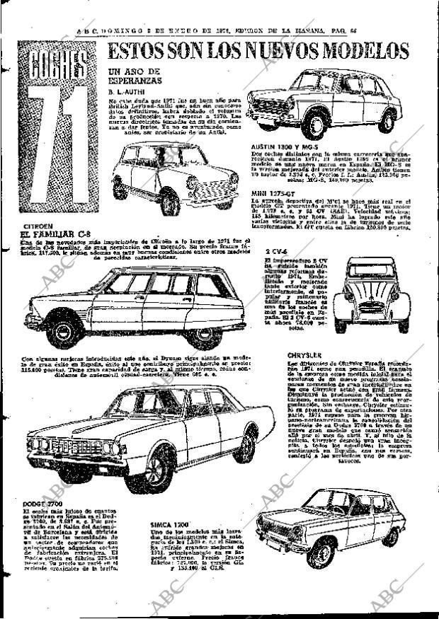 ABC MADRID 02-01-1972 página 64