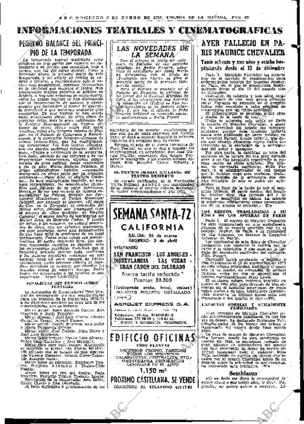 ABC MADRID 02-01-1972 página 69